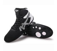 Lfzhjzc Chaussures De Lutte Professionnelle, Chaussures De Boxe De Sport De Combat, Chaussures D'entraînement De Musculation Unisexes, Légères Et Antidérapantes (Color : Black, Size : 42 EU)