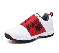 Lfzhjzc Hommes Traditions Chaussures De Golf Chaussures Rotation Chaussures Boucle Chaussures De Sport (Color : White, Size : 43 EU)