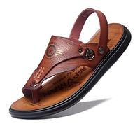 Lfzhjzc Tongs de Correction des Pieds pour Hommes, Pantoufles Confortables et Douces pour attelle d'oignon, pour soulager la Douleur des symptômes de l'hallux valgus (Color : Brown, Size : 41 EU)