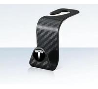 LFZNB Organisateur pour véhicule à crochet unique en fibre de carbone, support de rangement suspendu, organisateur à crochet unique, pour Tesla.