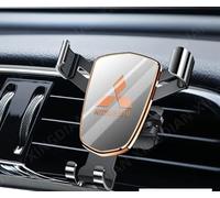 LFZNB Support de téléphone à Fixation sur Grille d'aération, [ne gêne jamais la visibilité], Support de téléphone à Fixation sur Grille d'aération, Base pivotante à 360°. pour Mitsubishi