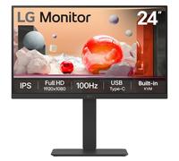 LG 24BA650-B écran plat de PC 60,5 cm (23.8 ) 1920 x 1080 pixels Full HD LED Noir