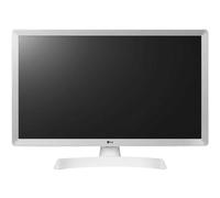 LG 24TN510S-WZ - Écran LED avec tuner TV - 24" (23.6" visualisable) - 1366 x 768 HD - 200 cd/m² - 1000:1 - 14 ms - 2 x HDMI, RCA (composite), RCA (composant) - haut-parleurs