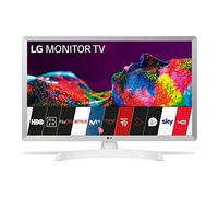 LG - 24TN510S- WZ - Téléviseur-Moniteur Intelligent, 24", écran LED HD (1366 x 768, 16:9, DVB-T2/C/S2, WiFi, Miracast, 10 W, 2 x HDMI 1.4, 1 USB 2.0, Optique, LAN RJ45, VESA 75 x 75), Blanc