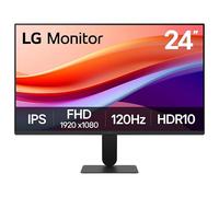 LG 24U411A-B Écran d'ordinateur IPS Full HD (1920 x 1080), 120 Hz, HDR10, Mode Lecteur, sans Scintillement, HDMI, Base de Support Mince, Noir