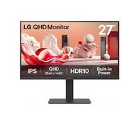 LG 27BA54QB-B - Ecran LCD - 27" - 2560 x 1440 QHD @ 75 Hz - IPS - 350 cd/m² - 1000:1 - HDR10 - 5 ms - 2xHDMI, DisplayPort - haut-parleurs