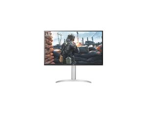 LG 27BP55U-B Moniteur LED 27" 4K UHD (3840x2160) IPS, 5ms, HDR10, FreeSync, DisplayPort 1.4/HDMI 2.0, Hub USB-C 96W, Argent