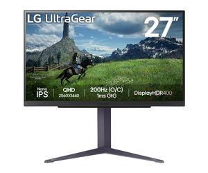 LG 27GS85Q-B écran plat de PC 68,6 cm (27 ) 2560 x 1440 pixels Quad HD Noir, Gris, Violet