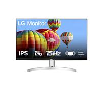 LG 27ML600S Moniteur 27" Full HD LED IPS, 1920 x 1080, 1 ms, AMD FreeSync 75 Hz, Audio Stéréo 10 W, 2 x HDMI 1.4 (HDCP 1.4), VGA, Sortie Audio, écran Anti-reflet, Flicker Safe, Blanc