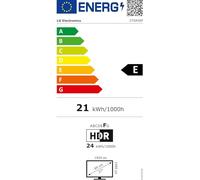 LG 27SR50F Smart Monitor 27" Full HD LED IPS HDR10, 1920 x 1080, Smart WebOS 23 avec application de streaming, Audio stéréo 10 W, 2 x HDMI, 1 x USB, WiFi, Miracast, AirPlay, Télécommande, Vert