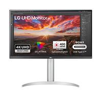 LG Écran PC 27UP85NP-W 27" IPS 4K UHD 3840×2160 Blanc – Pied argenté