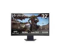 LG 32GS60QC-B Écran LCD incurvé 31.5" Quad HD 180Hz 1ms VA, 2560x1440, HDR10, G-SYNC Compatible, sRGB 95%, Noir, VESA 100x100