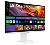 LG 32U850SA-W - Écran LCD - Intelligent - 32" (31.5" visualisable) - 3840 x 2160 4K @ 60 Hz - IPS - 400 cd/m² - 1000:1 - HDR10 - 5 ms - 2xHDMI, 3xUSB-C - haut-parleurs - blanc