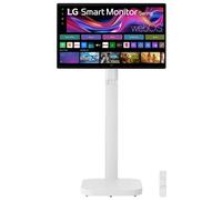 LG 32U889SA-W - Écran LCD - Intelligent - 32" (31.5" visualisable) - écran tactile - 3840 x 2160 4K UHD (2160p) @ 60 Hz - IPS - 350 cd/m² - 1000:1 - HDR10 - 5 ms - 2xHDMI, USB-C - haut-parleurs - blan