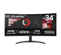 LG 34WR50QK-B écran plat de PC 86,4 cm (34 ) 3440 x 1440 pixels Wide Quad HD Noir