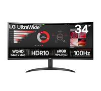 LG 34WR50QK-B écran plat de PC 86,4 cm (34") 3440 x 1440 pixels Wide Quad HD Noir