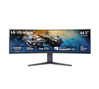 LG - 45GR65DC-B - Moniteur incurvé pour jeux Ultragear 45 pouces, 32:9, QHD, 200 Hz, 1 ms, écran UltraWide, AMD FreeSync Premium Pro, VESA DisplayHDR 600, HDMI 2.1 x2, DP UB
