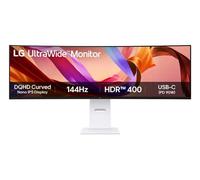 LG UltraWide™ 49U950A-W.AEU Écran PC Ultra Large 49" - Dalle Nano IPS résolution Dual QHD (5120x1440), 5ms GtG 144Hz, DisplayHDR™400, DCI-P3 98% (CIE1976), FreeSync Premium, Incurvé