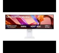 LG 49U950A-W Moniteur PC LED 49" Dual QHD 5120x1440 144Hz 5ms Nano IPS 32:9 DisplayHDR 400 G-SYNC Compatible FreeSync Premium Pro USB Hub