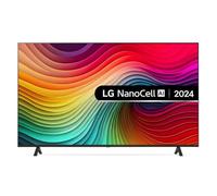 LG 65NANO82T6B - Classe de diagonale 65" Série Nano82 TV LCD rétro-éclairée par LED - Smart TV - webOS - 4K UHD (2160p) 3840 x 2160 - HDR - Nano Cell Display, Direct LED
