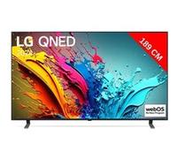 LG 75QNED85T6C - Classe de diagonale 75" QNED85 Series TV LCD rétro-éclairée par LED - QNED - Smart TV - webOS - 4K UHD (2160p) 3840 x 2160 - HDR - DEL de façade G