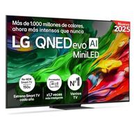 LG 75QNED86A6A Téléviseur 75" (190 cm) 4K QNED evo AI (processeur AI α8 Gen2 4K, webOS 25, 120 Hz (VRR jusqu'à 144 Hz)) [Année modèle 2025]