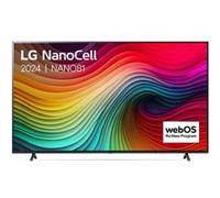 LG 86NANO81T6A e diagonale 86" Nano81 Series TV LCD rétro-éclairée par LED - Smart TV - webOS - 4K UHD (2160p) 3840 x 2160 - HDR - Nano Cell Display, Direct LED G