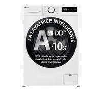 LG F4R3011NSWB machine à laver Charge avant 11 kg 1400 tr/min A Blanc