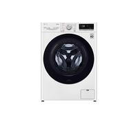 LG AI DD F4WV509SAE Machine à laver à chargement frontal 9 kg, 1400 tr/min, série V5, TurboWash, lavage à vapeur, Wi-Fi, moteur Inverter Direct Drive, Smart Diagnosis, Libre installation, Blanc