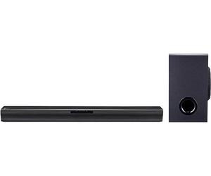 LG Barre de Son système 2.1 SQC1 | 160W | Caisson de Basses sans Fil | SQC1, Noir