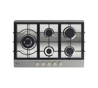 LG CBGZ3016S Plateau de cuisson 5 feux à gaz, 75 cm, puissance 11,5 kW, méthane et GPL, vannes de sécurité, brûleur triple couronne, grilles en fonte anti-basculement, plaque en acier inoxydable