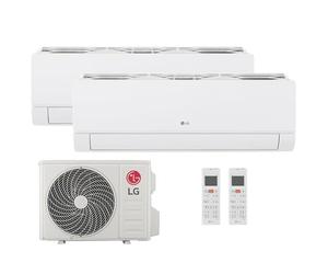 LG Climatiseur Multi Split Libero Smart WiFi 9 000 + 9 000 Btu, DualCool Inverter, R32, Clim avec Chauffage et Refroidissement, Comfort Air, Filtre Double Protection