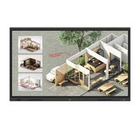 LG CreateBoard Standard tableau blanc interactif 165,1 cm (65 ) 3840 x 2160 pixels Écran tactile Noir