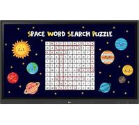 LG CreateBoard tableau blanc interactif 190,5 cm (75") 3840 x 2160 pixels Écran tactile Noir USB / RF Sans fil