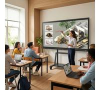 LG CreateBoard TR3DQ Écran interactif UHD 55'' Écran interactif UHD de 55 pouces avec Android 14, fonction multitouch à 50 points et partage sans fil