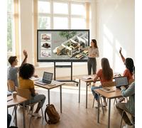 LG CreateBoard TR3DQ Écran interactif UHD 65'' Écran interactif UHD de 65 pouces avec Android 14, fonction multitouch 50 points et partage sans fil