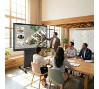 LG CreateBoard TR3DQ Écran interactif UHD 75'' Écran interactif UHD de 75 pouces avec Android 14, fonction multitouch 50 points et partage sans fil