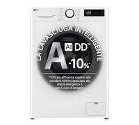 LG D2R3S08NSWW Lave-Linge séchant Slim 8/5kg AI DD, Classe E, 1200 TR/Min, AI Wash, Vapeur