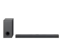 LG DS80QY - Système de barre audio - pour home cinéma - Canal 3.1 - sans fil - Wi-Fi, Bluetooth - Contrôlé par application - 480 Watt (Totale) - acier foncé argent Dark Steel Silver G