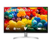 LG ECRAN 32 LED 16:9 UHD 4K 3840x2160 350cd/m² 4ms 2xHDMI Displayport 2xHPs AMD Free Mode DAS, 350cd/m² Aluminium/Blanc Inclinaison 32UN500P-W