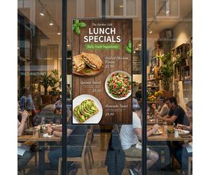 LG écran vitrine 55XS4P Écran vitrine Full HD de 55'' avec résistance à la décoloration, luminosité 4 000 nits et double orientation portrait/paysage,