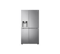 LG Electronics GSLV90PZAD Side-by-Side Réfrigérateur | Distributeur de glace, de glace pilée et d'eau | Capacité de 635 litres | Argent platine