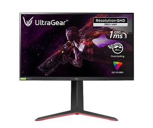 LG Electronics Ultragear™ 32GP850-B Ecran PC Gaming 32' - Dalle Nano IPS résolution QHD (2560x1440), 1ms GtG 165Hz (180Hz O/C), HDR 10, DCI-P3 98%, AMD FreeSync Premium, Compatible NVIDIA G-Sync