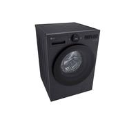 LG F14X56BMST Lave-linge Turbowash Steam avec écran LCD intégré et AI Direct Drive, Noir - 11 kg