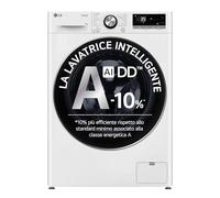 LG F2R7S09TSWC machine à laver Charge avant 9 kg 1200 tr/min Blanc