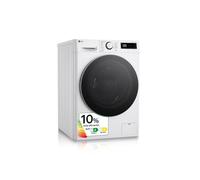 LG F4DR6009A1W Machine à laver intelligente AI Direct Drive TM Machine à laver sèche linge, Turbowash 360°, 9/6 kg, 1400 tr/min, 10% plus efficace que A (lavage) / D (séchage), série 600, blanc