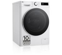 LG F4DR6010A0W machine à laver avec sèche linge Pose libre chargement frontal Blanc D
