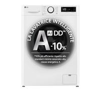 LG F4R3010NSWW machine à laver Charge avant 10 kg 1400 tr/min A Blanc