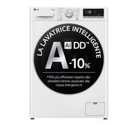 LG F4R7010TSWG machine à laver Charge avant 10 kg 1400 tr/min Blanc