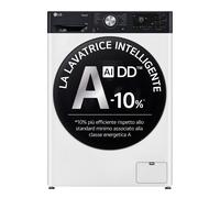 LG F4R7509TSWB machine à laver Charge avant 9 kg 1400 tr/min Blanc